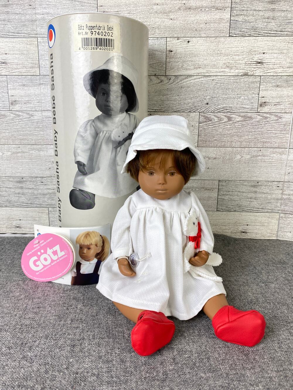Vintage GOTZ SASHA CELINA Jointed Baby Doll German 1996 Tags NEW in Tube 9640202